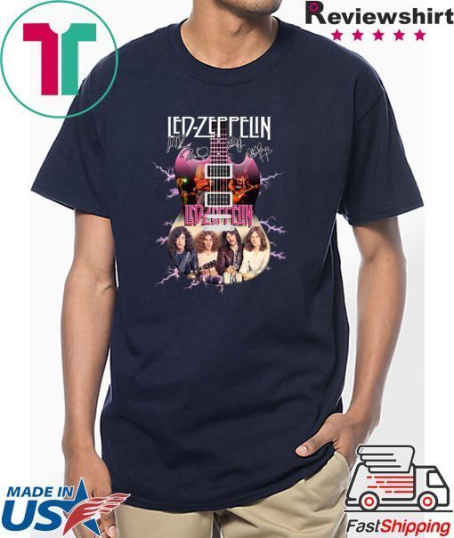 Led Zeppelin Guitar Signatures Shirt