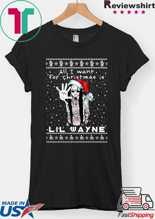 Lil Wayne Rapper Ugly Christmas T-Shirt