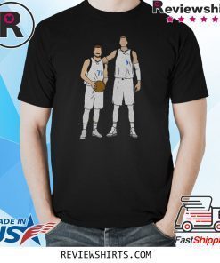Luka Doncic and Kristaps Porzingis Dallas Mavericks Friends TV Show T-Shirt