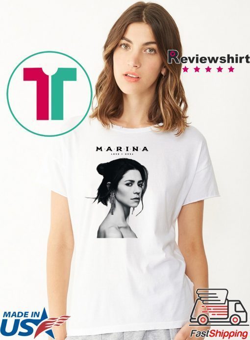 Marina Merch Photo Love Fear UK 2019 Tour T-Shirt
