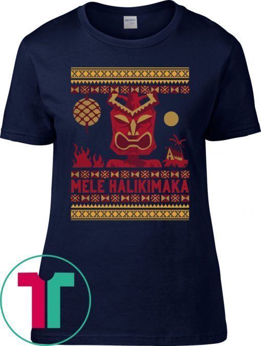 Mele Halikimaka Christmas Tee Shirt