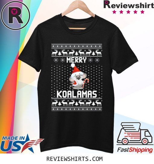 Merry Koala Christmas Tee Shirt