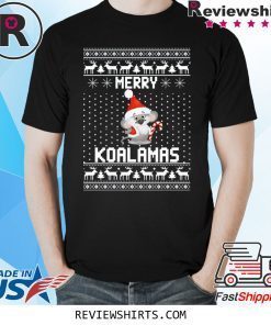 Merry Koala Christmas Tee Shirt