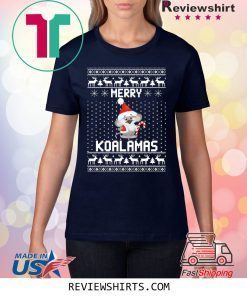 Merry Koala Christmas Tee Shirt