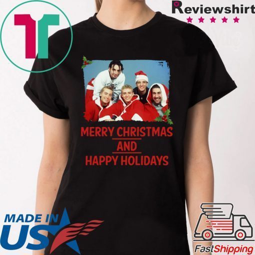 NSYNC Merry Christmas And Happy Holidays T-Shirt