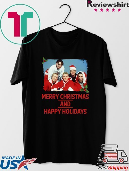 NSYNC Merry Christmas And Happy Holidays Shirt