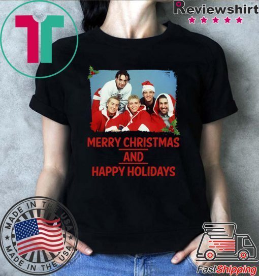 NSYNC Merry Christmas And Happy Holidays Shirt