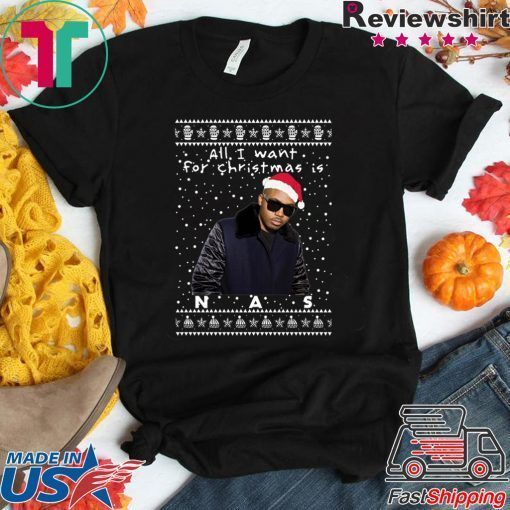 Nas Rapper Ugly Christmas T-Shirt