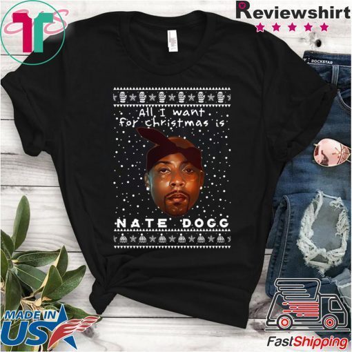 Nate Dogg Rapper Ugly Christmas T-Shirt