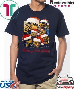 Notorious Big Snoop Dogg Ice Cube Eminem Tupac Santa Christmas Shirt