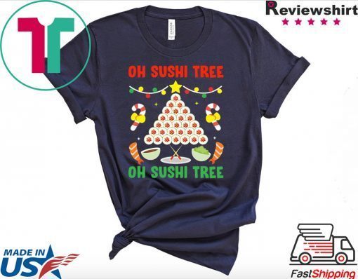 Oh Sushi Tree Christmas T-Shirt