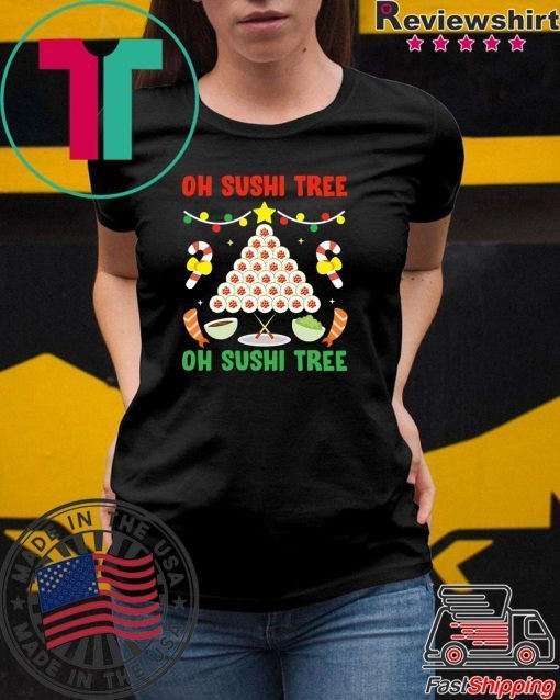 Oh Sushi Tree Christmas T-Shirt