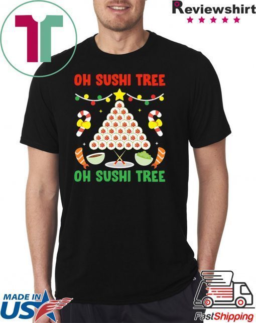 Oh Sushi Tree Christmas T-Shirt