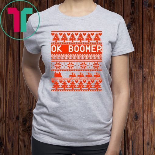 Ok Boomer Christmas Xmas TShirt