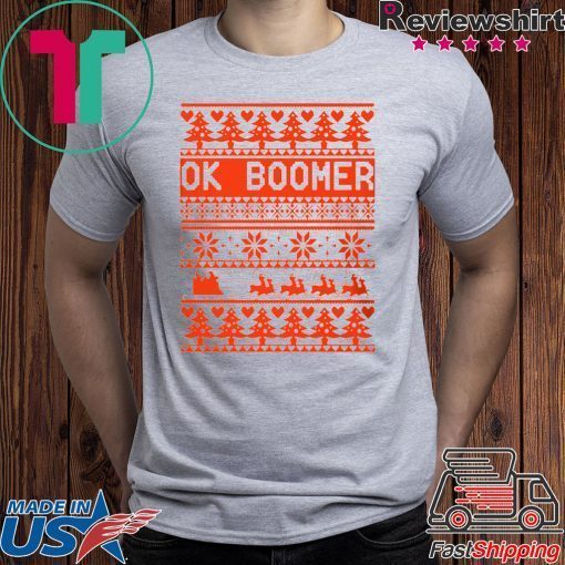 Ok Boomer Christmas Tee Shirt