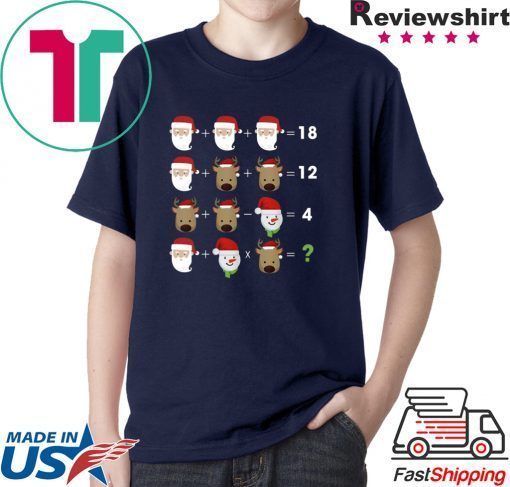 Order of Operations Quiz Math Teacher Christmas shirt