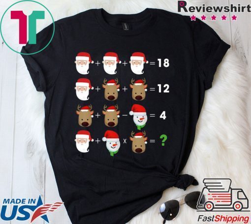 Order of Operations Quiz Math Teacher Christmas shirt