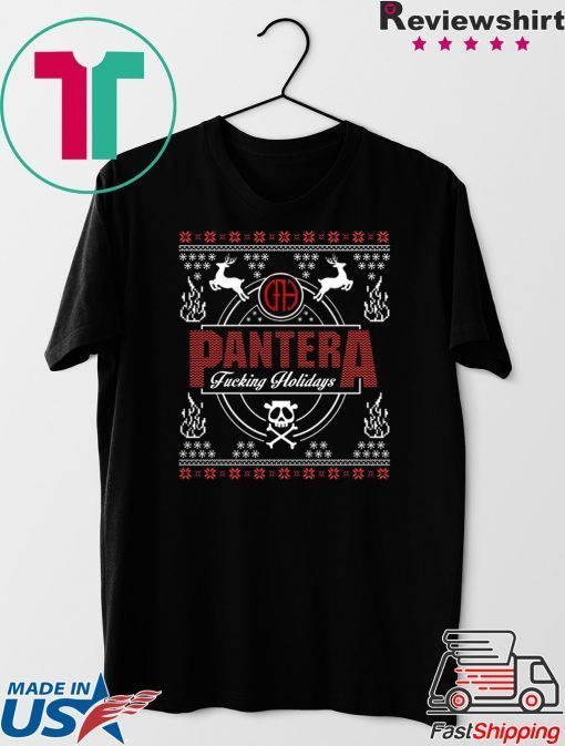 Pantera Fucking Holidays Christmas Shirt