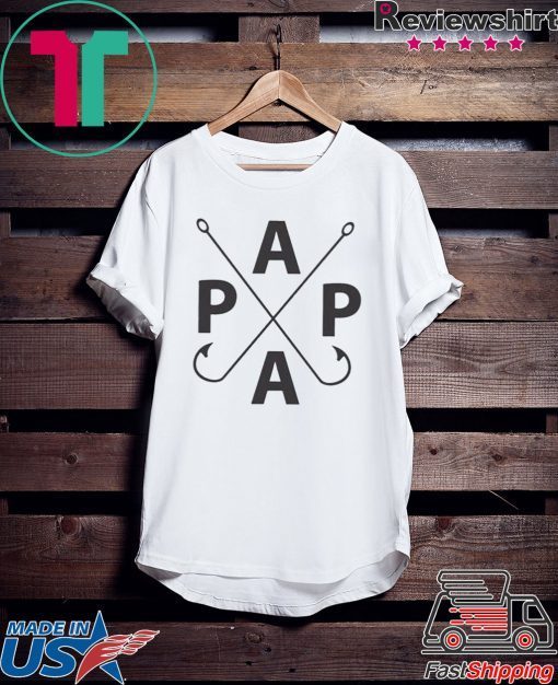 Papa Fish Hook Unisex adult T shirt