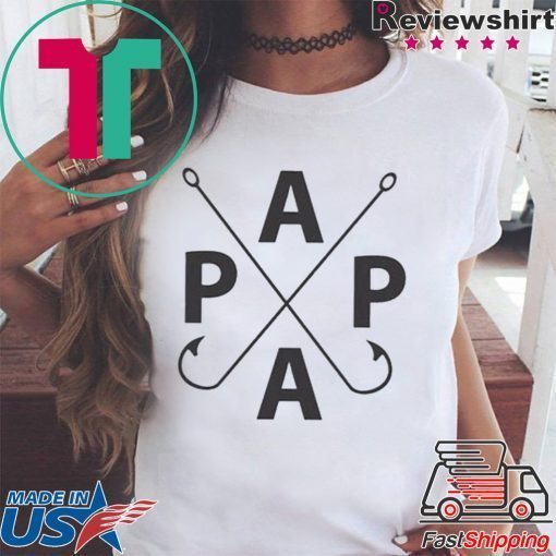 Papa Fish Hook Unisex adult T shirt
