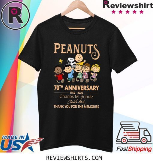 Peanuts 70th Anniversary 1950-2020 TShirt