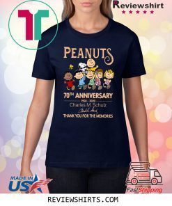 Peanuts 70th Anniversary 1950-2020 TShirt