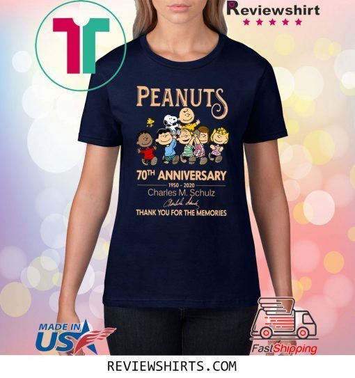 Peanuts 70th Anniversary 1950-2020 TShirt