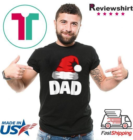 Premium Dad Christmas Santa Matching Family Pajamas Gift T-Shirt