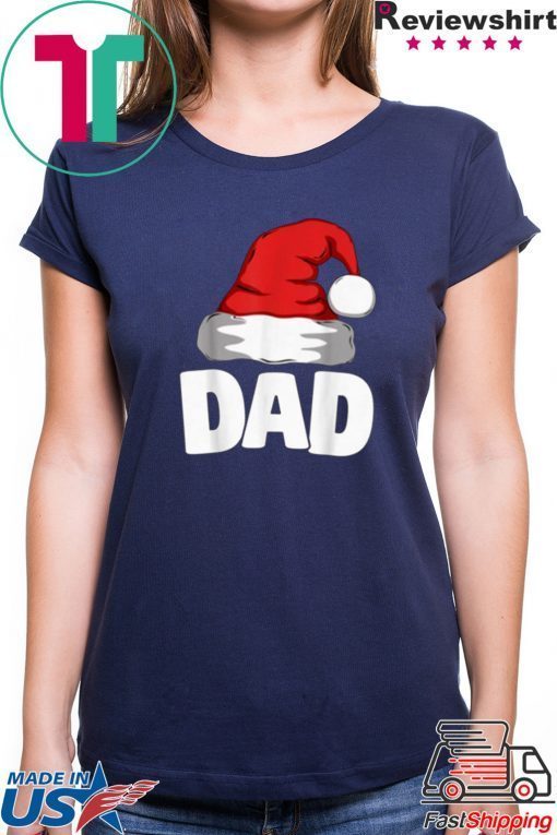 Premium Dad Christmas Santa Matching Family Pajamas Gift T-Shirt