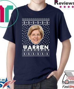 President 2020 Elizabeth Warren Face Ugly Christmas T-Shirt