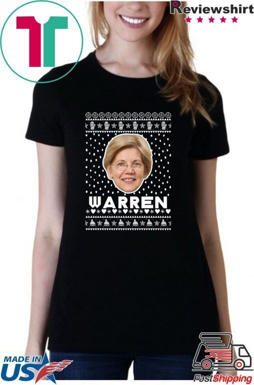 President 2020 Elizabeth Warren Face Ugly Christmas T-Shirt