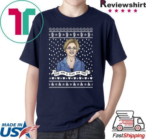 President 2020 Elizabeth Warren Ugly Christmas T-Shirt