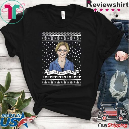 President 2020 Elizabeth Warren Ugly Christmas T-Shirt