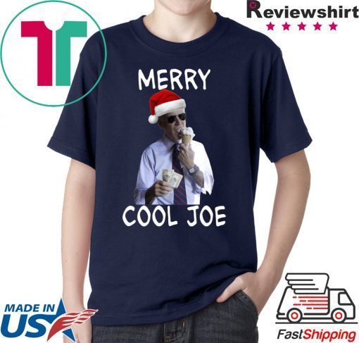 President 2020 Joe Biden Eating an Ice Cream Cone with two $10 Christmas Shirt