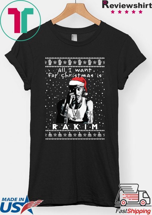 Rakim Rapper Ugly Christmas T-Shirt