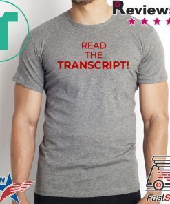 Read The Transcript Classic T-Shirt