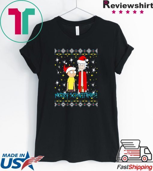 Rick and Morty Merry Schwiftmas Ugly Christmas Shirt