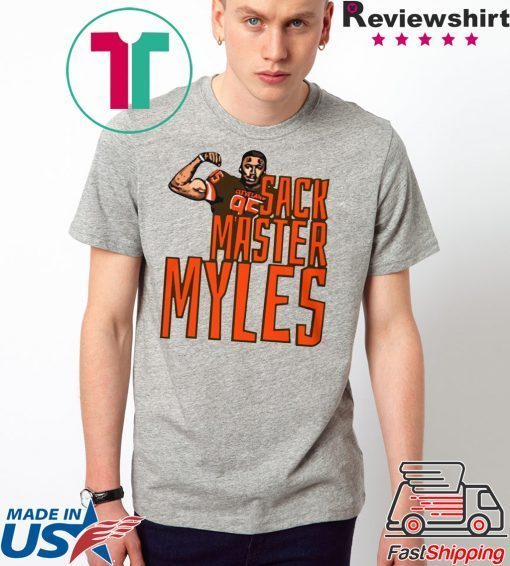 Sack Master Myles Tee Shirt - Cleveland Browns