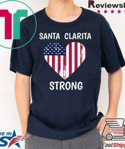 Santa Clarita Strong Heart Tee Shirts