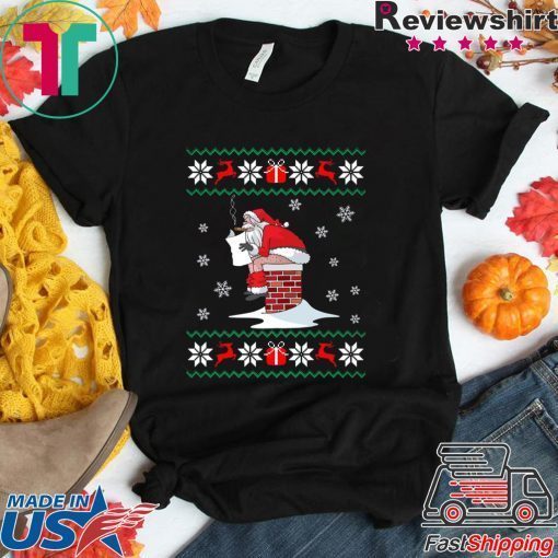 Santa Pooping Christmas T-Shirt