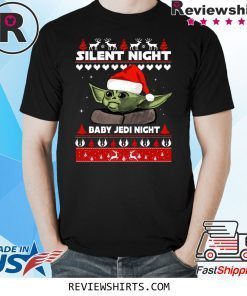 Silent Night Baby YoDa Jedi Night Christmas 2020 Tee Shirt