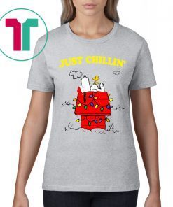 Snoopy Just Chillin Christmas T-Shirt
