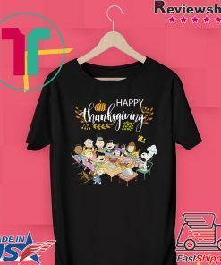 Snoopy and friends happy thanksgiving Shirt