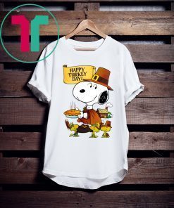 Snoopy Happy Turkey Day T-Shirts