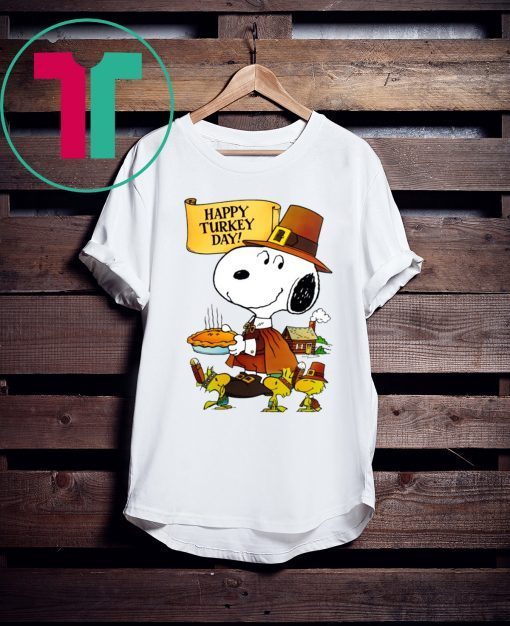 Snoopy Happy Turkey Day T-Shirts
