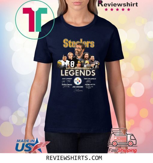 Steelers Pittsburgh Steelers legends signatures t-shirt
