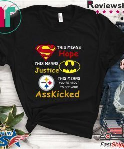 Steelers Superman This means hope this means justice shirt