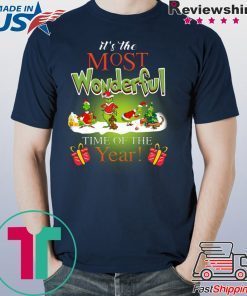 The Most Wonderful Grinch Time of The Year Christmas T-Shirt