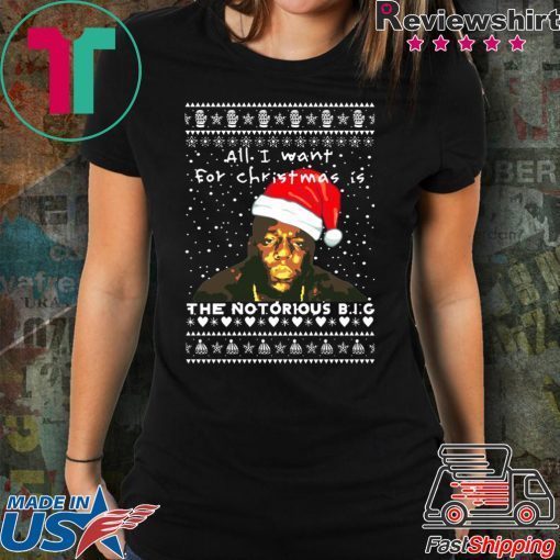 The Notorious BIG Rapper Ugly Christmas T-Shirt