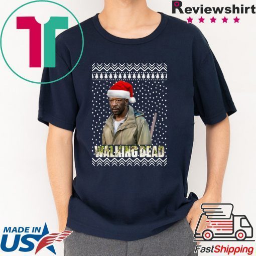 The Walking Dead Morgan Jones Santa Hat Christmas Shirt